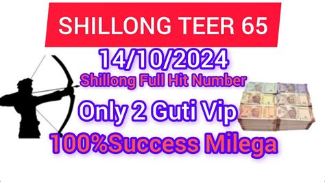 Teer Hit Number/ Target Number Shillong Teer .